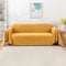 VanderHOME Anti-Rutsch-Sofa Abdeckung - Elastische Dehnbare Schutzhülle für Vier Jahreszeiten - Universal Decke für Wohnzimmer und Haustier - Solid Farbe Home Dekoration 180 * 130cm-Gelb