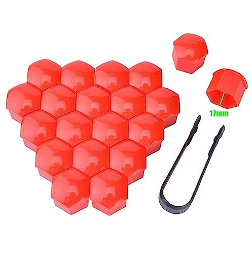 20 Piezas Para Motocicleta, 17mm, 19mm, 21mm, Tuerca De Rueda, Tapa De Cabeza De Perno, Tapas De Perno Protectoras, Decoración Exterior, Llantas De Perno Protectoras, 4 Colores Tornillos Pernos ( Colo