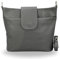 BRISE Umhängetasche Damen Echtes Leder ELLIE Handgemachte Crossbody Bag mit Ledergurt 6 Fächer Wasserdichte Schultertasche Made in Italy (Dunkelgrau - 1)