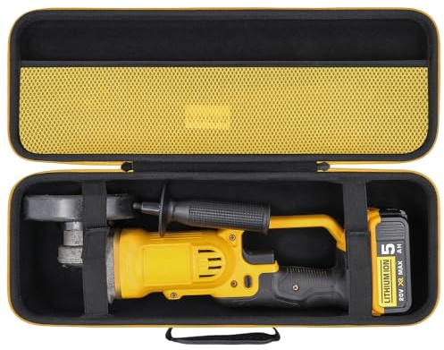 khanka Hartschalen-Reisekoffer, Ersatz für Dewalt DCG412B 20 V MAX 11,4 cm Winkelschleifer, kabellos, nur Gehäuse.