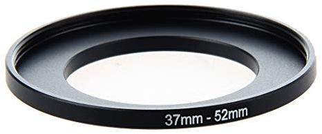 MARKELL Kamera-Objektiv-Filter, Step-Up-Ring, 37 mm auf 52 mm, Schwarz