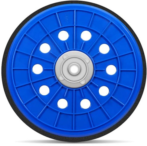 Schleifteller, Ersatzteil Kletteller M14 Schleifteller, Scheiben mit Klettverschluss Stützteller 9 Zoll 10 Löcher 215mm für Wandschleifer Deckenschleifer Langhalsschleifer Wachsmaschine