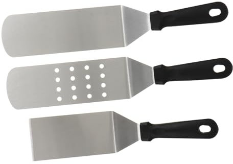 Alipis 3 Stück Pizzaspatel Kuchenspatel Heber Pizzapaddel Edelstahlschaber Backschaufel Pizzapfanne Edelstahlschaufel Pizzaschaufel Kuchenschaufel Pizzawendeschale