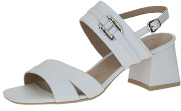 Caprice Damen Sandalen mit Absatz aus Leder Elegant