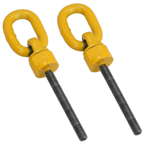 M10 x 18mm Swivel Rotating Lifting Point Eye Bolt with Ring 0.5t Capacity 1pc