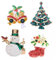 TINEASUR 4er Set Weihnachtliche Broschen Mit Strasssteinen Elegante Broschennadeln Für Frauen Und Mädchen Ideales Schmuckzubehör Und Geschenkidee Für Die Festtage