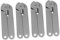 Mikikit 4 Pièces 9 charnière primer gommage main soutien ressort meublo portillon support pq penture traversin repasser detachable doors portail gond bolster charniere porte lourde Black