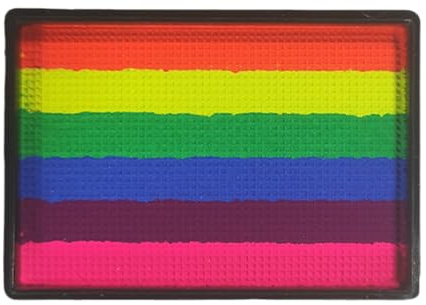 Pinturas faciales, pintura corporal de 6 colores Pintura arcoiris, paleta de pintura de la cara y cuerpo, fórmula a base de agua y amigable