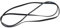 sparefixd Convient pour courroie de sèche-linge Indesit 6PHE 199 IDC8T3B (UK) IDC8T3BK(