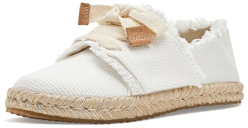 TOMS Girl's Carolina Lace Up Youth Seasonal Ss26Loafer Flat
