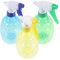 HIAKDOFT 3Piezas Aspersor de Jardín Ajustable Pequeño de Botella de Riego Manual Colores Vibrantes para Plantas para Riego y