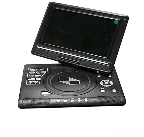 KONGMM DVD Player DVD-Player 9,8 Zoll 16:9 Breitbild 270° drehbarer LCD-Bildschirm Home Car TV VCD Compact Disc