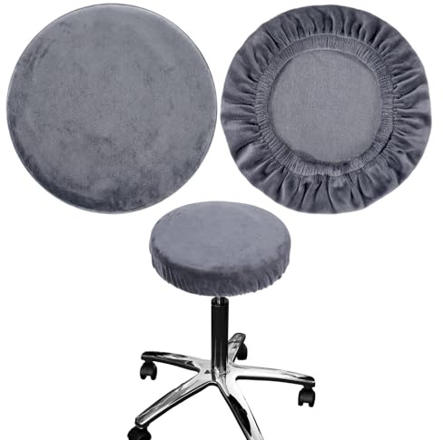 Quilax 1 Stück Rund Hocker Bezug, Bezug für Drehhocker, für 30-40cm