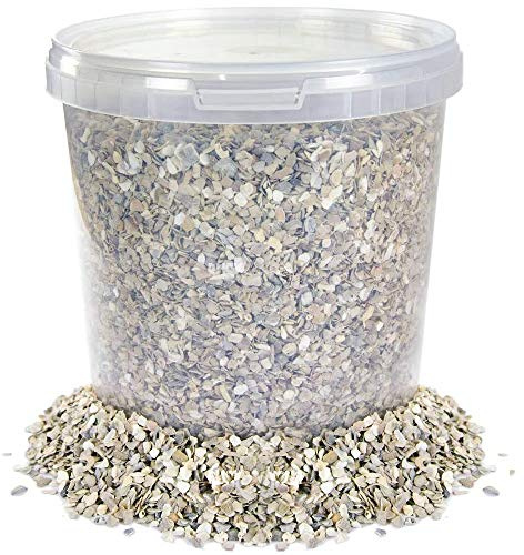 BusyBeaks Hen Sized Oyster Shell | Premium High in Calcium Poultry Grit | Enhances Strong Bones Digestion System and Quality of Eggs | Chicken Hen Animal Wildlife Mixture | Natural Food Mix (10L Tub)