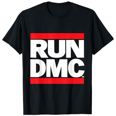 Run DMC Official Logo Dark T-Shirt