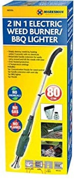 New 2000W Long Arm Electric Weed Burner Killer Remover Garden Patio Lawn 2 in 1 BBQ Lighter