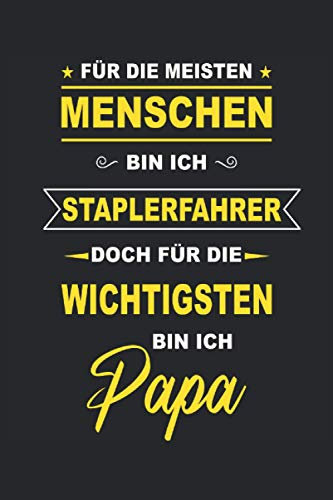 Gabelstapler Fahrer Staplerfahrer Transport Hubwagen Notizbuch