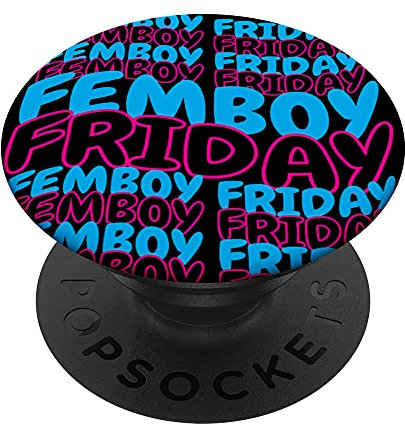 Femboy Friday Crossdressing Crossdresser PopSockets PopGrip Intercambiable