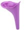 Frauen-Urinal-Trichter, Neues Weibliches Uriniergerät, Damen-Urinal, Wiederverwendbar, Urinal, Tragbares Urinal für Frauen, Reisen, Camping-Toilette für Frauen, Schwangere Frauen, ältere(Violett)