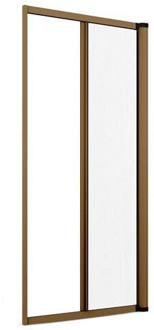 Zanzariera a Rullo Laterale Riducibile per Portefinestre in kit fai da te Vari Colori (160 x 250, Bronzo)