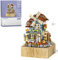 WWEI Creative Moc Windmill Music Box Architecture, 799Pcs Music Box Building Blocks for Kids and Adults, 4.1 x 4.1 x 5.1 Inch