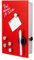 bremermann Schlüsselkasten mit Glasfront, beschreibbar, 8 Haken, 6 Magnete, 1 Marker,1 Marker-Halter, Korpus aus Metall grau pulverbeschichtet (Rot)