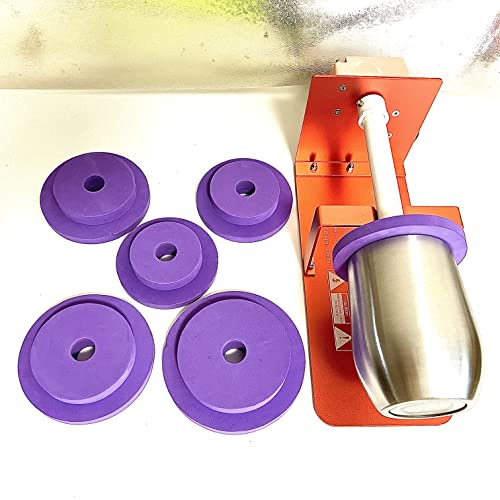 Epoxy Tumbler Protector - 5PCS Shield with Flexible Foam, Paint Spray Shield, Clean Rims, DIY Glitter Epoxy Tumblers - Works with 1/2 PVC Pipe