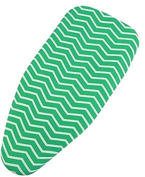 JATA HOGAR HFUN8014 Housse pour Planche à Repasser 75 x 34 cm 100% Coton Molleton en Peluche 5 mm Facilite Le Repassage Rembourré et Facile à Poser