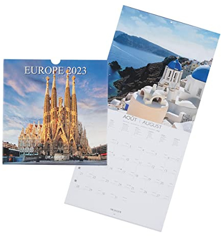 Draeger Paris - Grand calendrier mural Europe - 2023