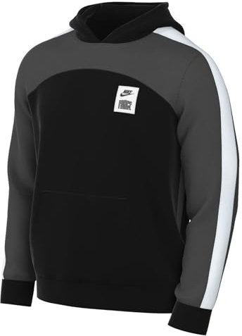 Nike Herren Top M Nk Tf Strtfv Po Hoodie, Schwarz/Dunkelrauchgrau/Weiß/Dunkelrauchgrau, DQ5836-010, L