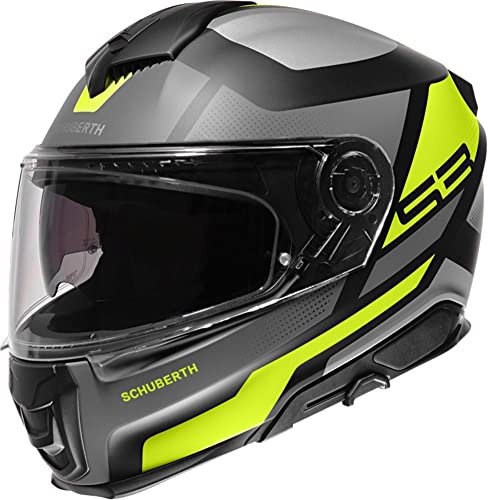 SCHUBERTH S3 Solid Integralhelm Motorradhelm ECE2206 Sport Touring Helm, Daytona Yellow, L 58/59