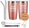 Hestya Beste Mama Geschenk Set 600 ml Thermobecher Löffel Untersetzer Schlüsselanhänger Kugelschreiber Geburtstag Weihnacht zu Geschenk für Bester Mama von Tochter Sohn