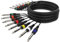 Audibax MC J8 3 Cable Multicore 8 Jacks Mono a 8 Jacks Mono 3 Metros