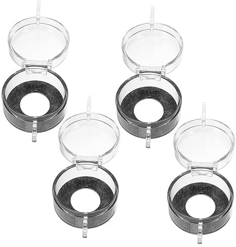 NULYLU 4pcs Emergency Button Covers Safety Protective Button Guards for Circuit Machinery Garage and Home Use and Deform-resistant