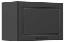 Vicco Hängeschrank R-Line, hängender Küchenschrank, Anthrazit Landhaus, 60 cm Flach