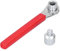 KIMISS Battery Terminal Ratchet Wrench, Compact and Portable 5/16in 0.4in with 1/2in Socket, for Top Side Post Battery Replacement Maintenance