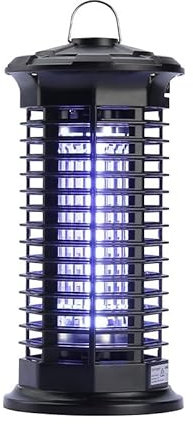 Insektenvernichter Elektrisch, Fliegenfalle Insektenfalle Mückenlampe mit 11W UV Lampe für Innen- und Außenbereiche, Mückenschutz Mückenabwehr Insekten Lampe für Mücken, Motte, Fliegen