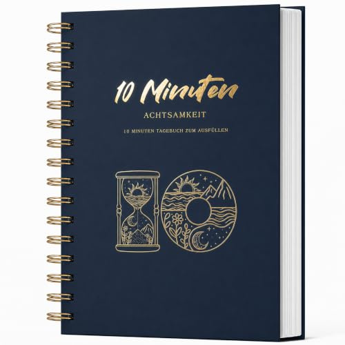 BIROYAL 5 Minuten Tagebuch, Dein Journal für mehr Dankbarkeit, Tagebuch für Erwachsene – Mehr Achtsamkeit, Resilienz & Selbstliebe, Dankbarkeitstagebuch, Achtsamkeitstagebuch für 5 Minuten Journaling