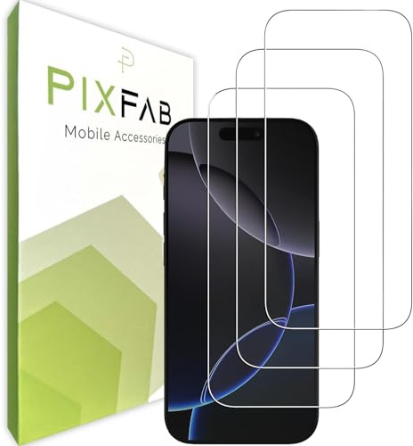[Pack of 3] Screen Protector for Iphone 13 Tempered Glass, Anti Scratch and Anti Shatter Film, [Case Friendly] HD Clear, 9H Tempered Glass Iphone 13 Phone Screen Protector