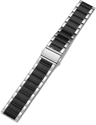 Metallarmband kompatibelt med herrklocka Business i rostfritt stål