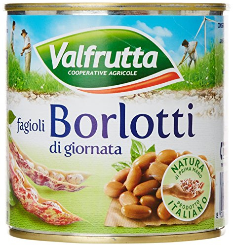 Valfrutta - Fagioli Borlotti Da Fresco - 4 confezioni da 3 pezzi da 400 g [12 pezzi, 4800 g]