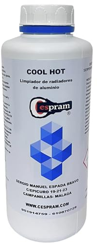 CESPRAM Cool Hot Limpiador Serpentines Aire Acondicionado 1L Concentrado Profesional | Desengrasante Climatizadores, Evaporadores, Condensadores y Radiadores | No Ácido – Aluminio Safe