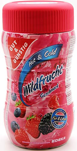Gut & Günstig Hot & Cold Instantteegetränkgranulat Wildfrucht, 6er Pack (6 x 400g)
