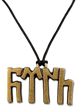 ÜLKÜCÜ Market Kette Halskette mit Anhänger Türkiye Atatürk Göktürk Bozkurt Osmanli Schwarz