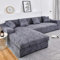 Couchbezug L Form 1/2/3/4 Sitzer,（L-förmiges Ecksofa Sofabezug sollte Zwei kaufen）L-förmiges Ecksofa mit elastischem elastische Stretch Sofa Überwürfe ( Color : A , Size : 4-Sitzer (235-300 cm) )