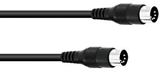 OMNITRONIC DIN cable 5 pines MIDI 3 m