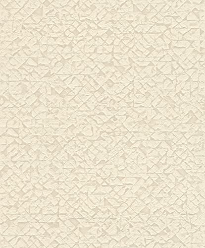 Rasch Tapeten Vliestapete (Grafisch) Creme 10,05 m x 0,53 m Kalahari 704334