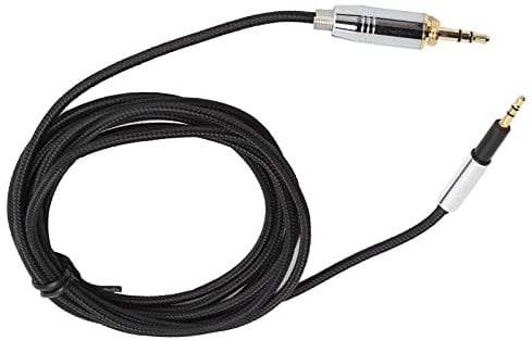 Zunate Headphone Audio Cable, 6.6ft 3.5mm to 2.5mm Stereo Audio Cable Oxygen-free Copper Braided Headphone Cable with 6.35MM Conversion Head,compatible for for K450 K451 K452 K480 Q460