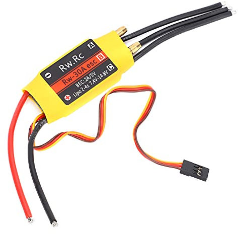 RiToEasysports ESC 30A Brushless Wasserkühlung Robuster Elektrischer Zwei-Wege-Geschwindigkeitsregler für Ferngesteuertes Boot Zubehör Für Schiffsmodelle Modellspielzeug