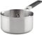 KitchenAid Saucepan with Pour Spouts, 1 Quart, Brushed Stainless Steel, 71018